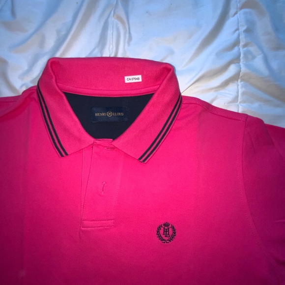 Henry Lloyd, Brand New Shirt, size L, pit to pit 22”, beautiful dark pink colour - Picture 5 of 5